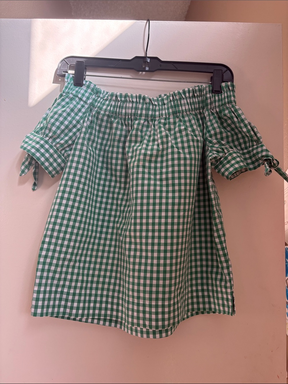 NWOT J. Crew Gingham Top - 00P